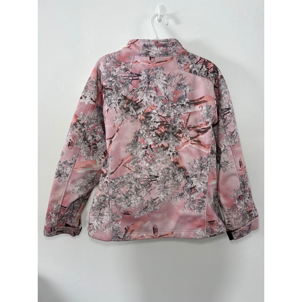 Guides‎ Choice Womens Pink Camo Softshell Fleece Lined Jacket Large Outdoors - Picture 8 of 12